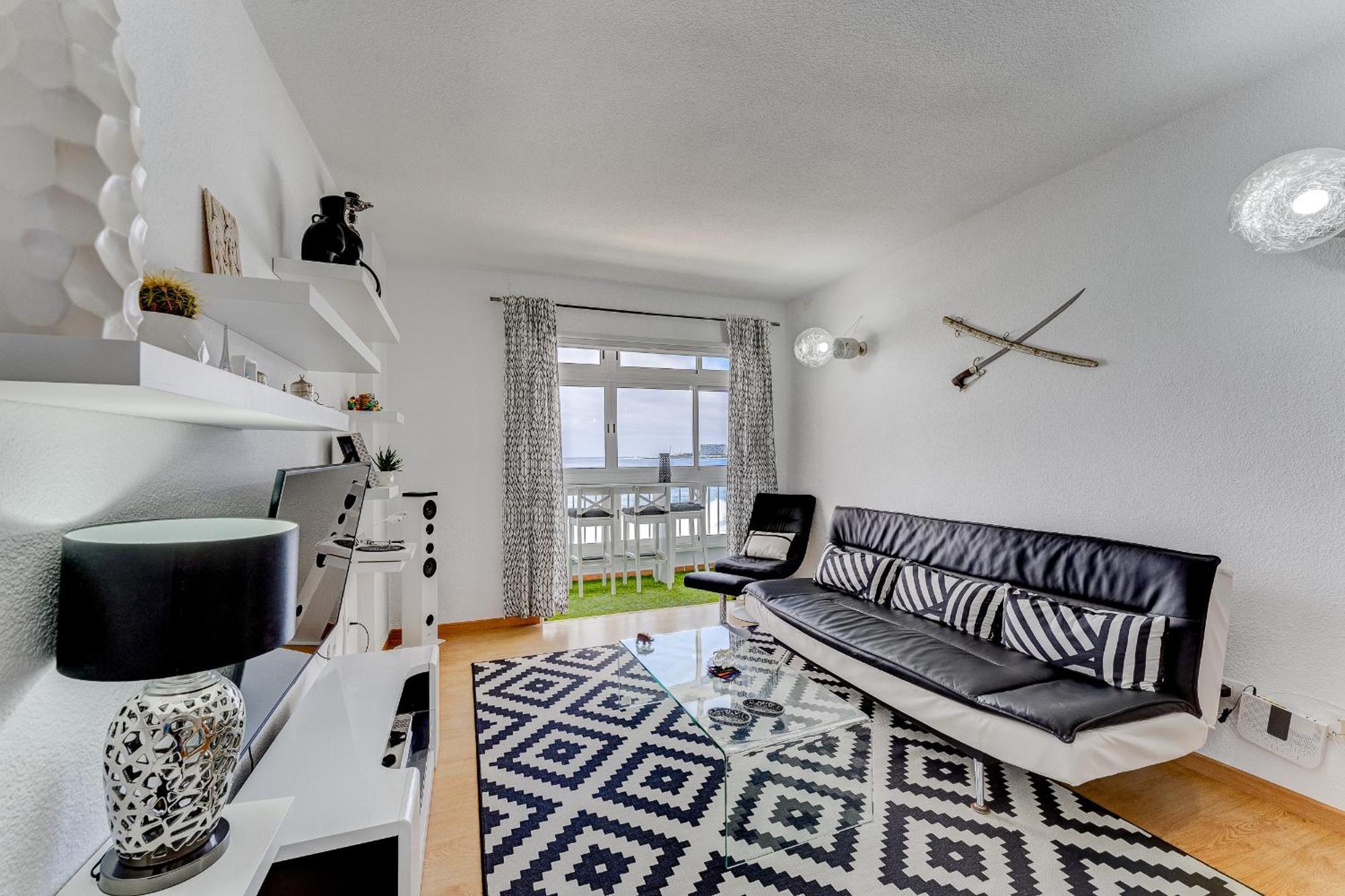 1St Line Sea View 3 Rooms Apartment In Tenerife 92M2 Bajamar  Exteriör bild